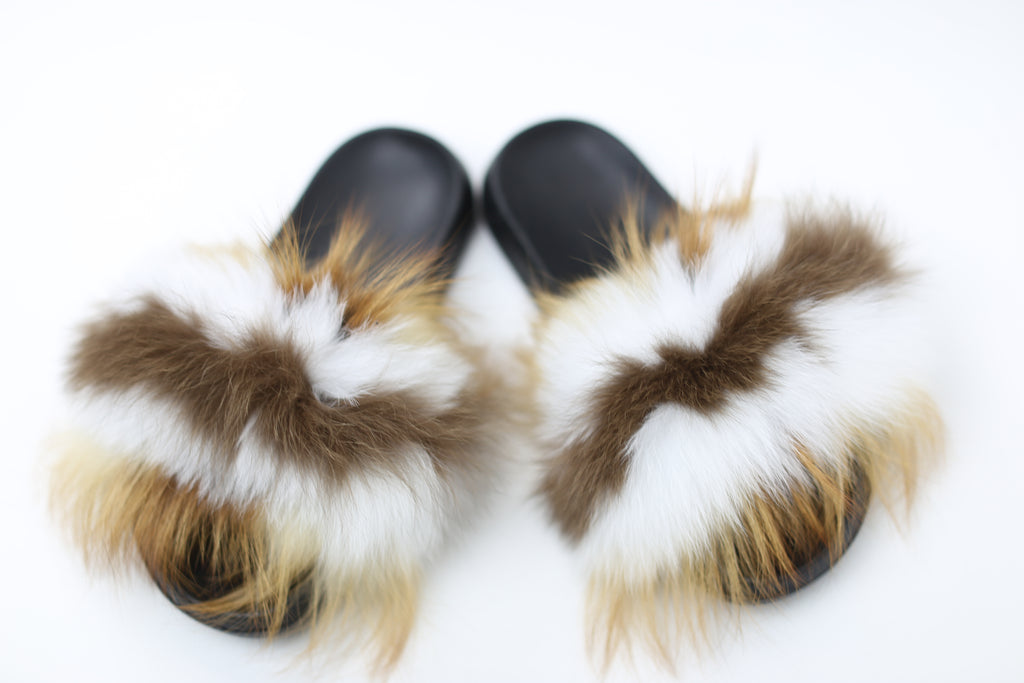 Fox Fur Slides