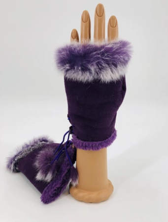 Rex Rabbit Fingerless Gloves